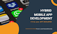 develop hybrid mobile application in flutter , react and ionic