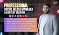 be your professional social media manager and content creator