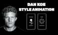 create minimalist dan koe style video for tiktok and reels