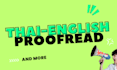 proofread eng to thai documents
