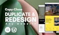 clone duplicate website or replicate any website