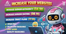 increase domain rating dr 70 increase dr70, increase tf 30 quality backlinks