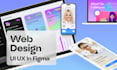design web template web design UI UX in figma