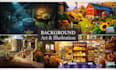 do matte painting, environment and background art illustration