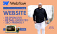 create a professional webflow website for your business