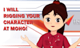 create 2d character rigging and animation in moho