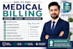 do medical billing, payment posting, charge entry and claim submission