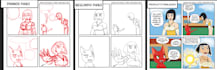 hacer dibujos de personajes y comics