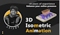 create customized 3d isometric animated explainer video