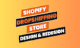 create shopify dropshipping store design, redesign shopify store shopify website