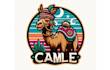 create beautiful camel hippie mascot logo only 12 hours