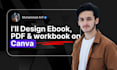 design, redesign or workbook canva layout on canva