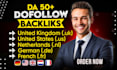 make da 50 plus french fr, dutch nl, german de, uk dofollow SEO backlinks