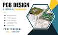 do pcb design, pcb layout and circuit design