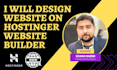 build hostinger website design and redesign on hostinger website builder