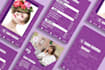 design beauty salon, spa flayer and price menu