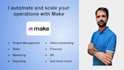 build custom automation workflows with make com
