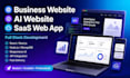 build business website, ai website, saas web app as full stack developer