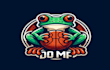 do make, modern, style, frogs, mascot logo design
