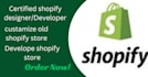 be your shopify devloper for your shopify store
