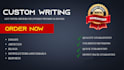 write on any custom prompt