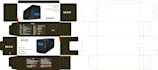 do custom box packaging with mockups and die cuts design