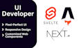 build landing page in react, nextjs, svelte, astro