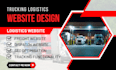design trucking website logistics website dispatch website freight