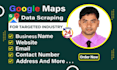 do google map data scraping business leads data  extraction