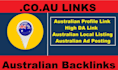 do australian backlinks, au links and au guest post