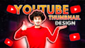 design attractive youtube video thumbnail