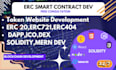create any erc contract tokens erc 720 erc 20 erc 404 with dapp ico