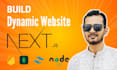 build dynamic websites with react next js tailwind css and firebase