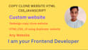 copy clone website using htmt css js