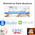 do advanced statistical data analysis using r spss eview minitab matlab excel