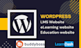 develop wordpress lms website with learndash or buddyboss in 24 hrs