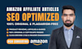 write SEO optimized amazon affiliate articles that rank and drive sales