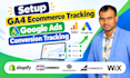 setup ga4 ecommerce tracking, google ads conversion tracking,  ga4, gtm