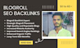provide blogroll premium authority seo backlinks