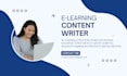 write content for elearning courses