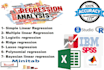 do regression analysis and time series modeling using r studio spss and other