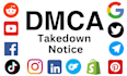 send dmca takedown notice to remove illegal content