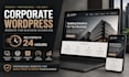 design a modern corporate wordpress website for business showcase in 24 hours