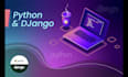 develop web applications using django and flask