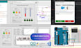 develop apps interfaced with arduino, raspberry pi, esp32