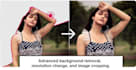do professional image editing remove background, cropping and resolution change