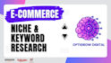 find a profitable ecommerce niche with keyword research and competitor analysis