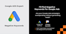 find negative keywords for your google ads ppc campaigns