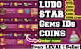 ludo star gems ids for selling