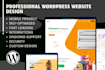 make a professional wordpress website that is responsive